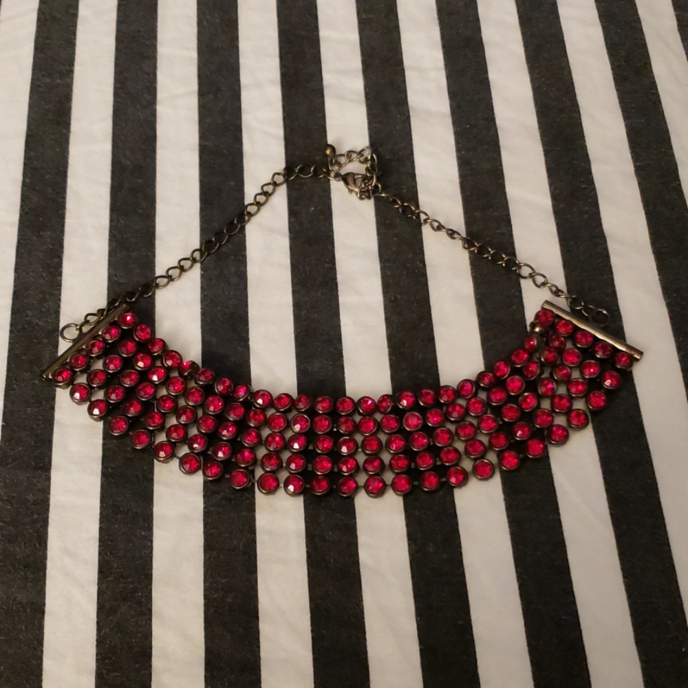 Blood Red (Garnet Color) Choker